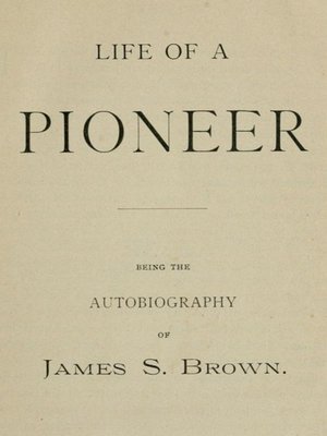 cover image of Life of a Pioneer